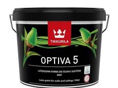 Optiva 5,  0.9 L, vopsea lavabila acrilica